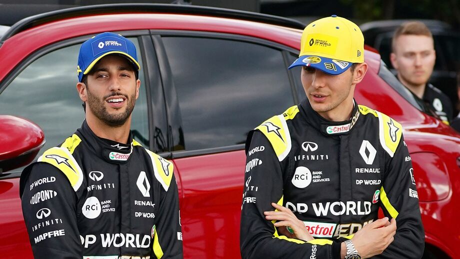 Ricciardo e Ocon são os pilotos da Renault em 2020