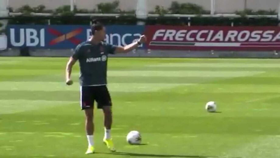 Momento insólito no treino da Juventus