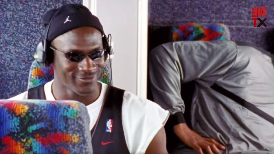 Um trabalho de edição sobre imagens que fizeram parte do documentário 'The Last Dance'