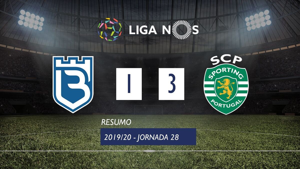 O Resumo Do Belenenses Sad Sporting Golos Casos E Outros Lances Videos Jornal Record