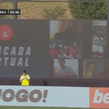 Adeptos veem Santa Clara-Sp. Braga numa bancada virtual: a solução para 'combater' jogos à porta fechada