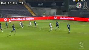 Famalicão reagiu de imediato ao golo do FC Porto e fez assim o 2-1