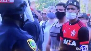 George Floyd: Camisola do Flamengo na primeira linha de combate contra o racismo