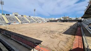 Obras no Estádio São Luís a todo o vapor