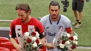 Capitães prestaram homenagem às vítimas mortais da Covid-19 no San Mamés 