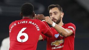 Imprensa inglesa elogia Bruno Fernandes e já faz contas à parceria do português com Pogba