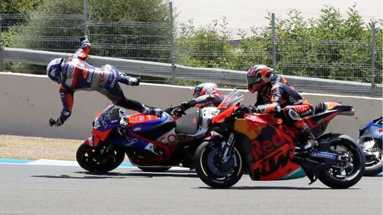 Moto GP: Miguel Oliveira abandona corrida depois de ser abalroado