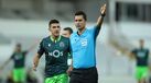 Polémica a fechar o Moreirense-Sporting: árbitro viu as imagens mas não assinalou penálti sobre Coates
