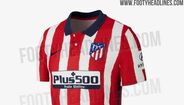 Equipamento principal do Atlético Madrid para 2020/21