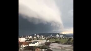 Imagens impressionantes do ciclone bomba que atingiu Santa Catarina