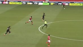 O impressionante sprint de Yuri Ribeiro ao minuto 97 que entusiasma Inglaterra