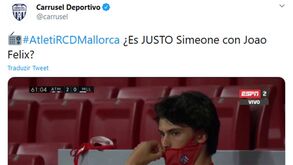 Espanhóis questionam: «Simeone é justo com João Félix?»