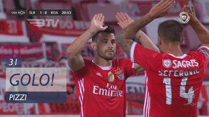De cabeça e em grande estilo: Pizzi fez assim o segundo golo do Benfica