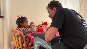 Pau Gasol passou o seu dia de aniversário com a família de Kobe Bryant