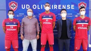 UD Oliveirense apresenta mais três reforços