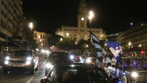 Polícia ferido na festa do FC Porto nos Aliados