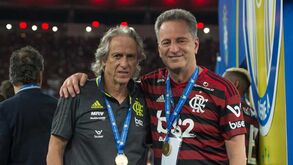 Jorge Jesus reúne-se com presidente e vice-presidente do Flamengo