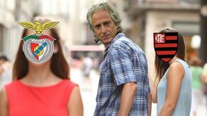 Saída de Jorge Jesus do Flamengo virou Carnaval de memes no Brasil e Benfica não escapou