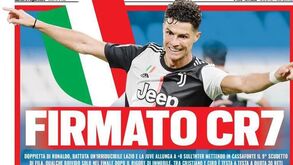 «A lei de Ronaldo»: imprensa italiana destaca mais uma noite de sonho de CR7 pela Juventus