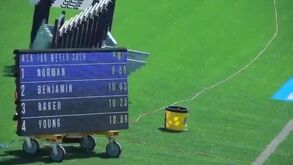 Michael Norman voou nos 100 metros e escreveu um lugar na história