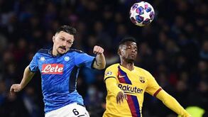 Barcelona-Nápoles pode 'mudar-se' para Portugal