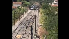 Imagens do acidente com um Alfa Pendular na Linha do Norte