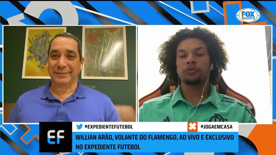 Médio do Flamengo foi convidado da FOX Sports Brasil