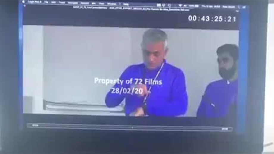 Momento divertido após chegada de Dolores Aveiro