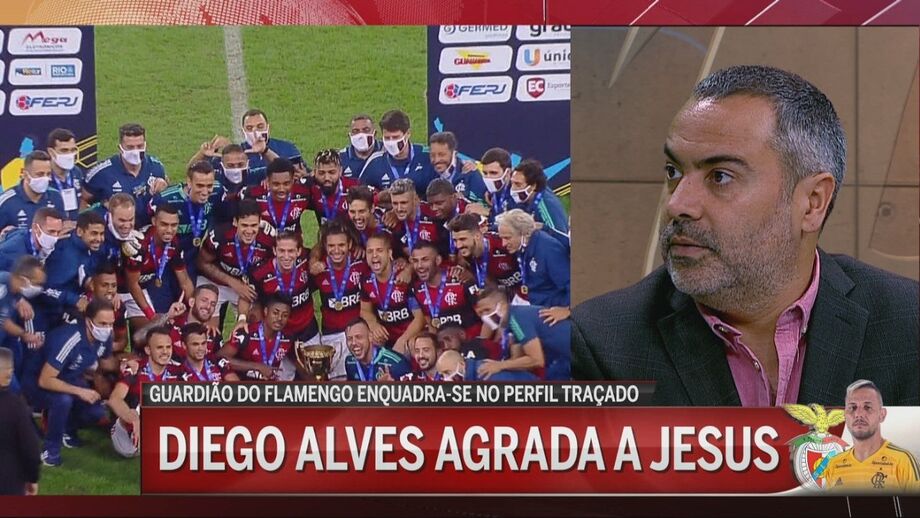 Jogadores do Flamengo agradam a Jorge Jesus