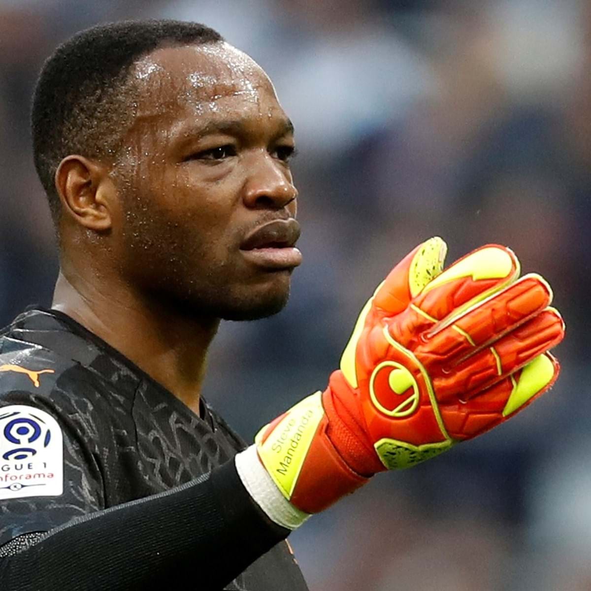 Steve Mandanda De Olympique De Marselha Imagem Editorial - Imagem