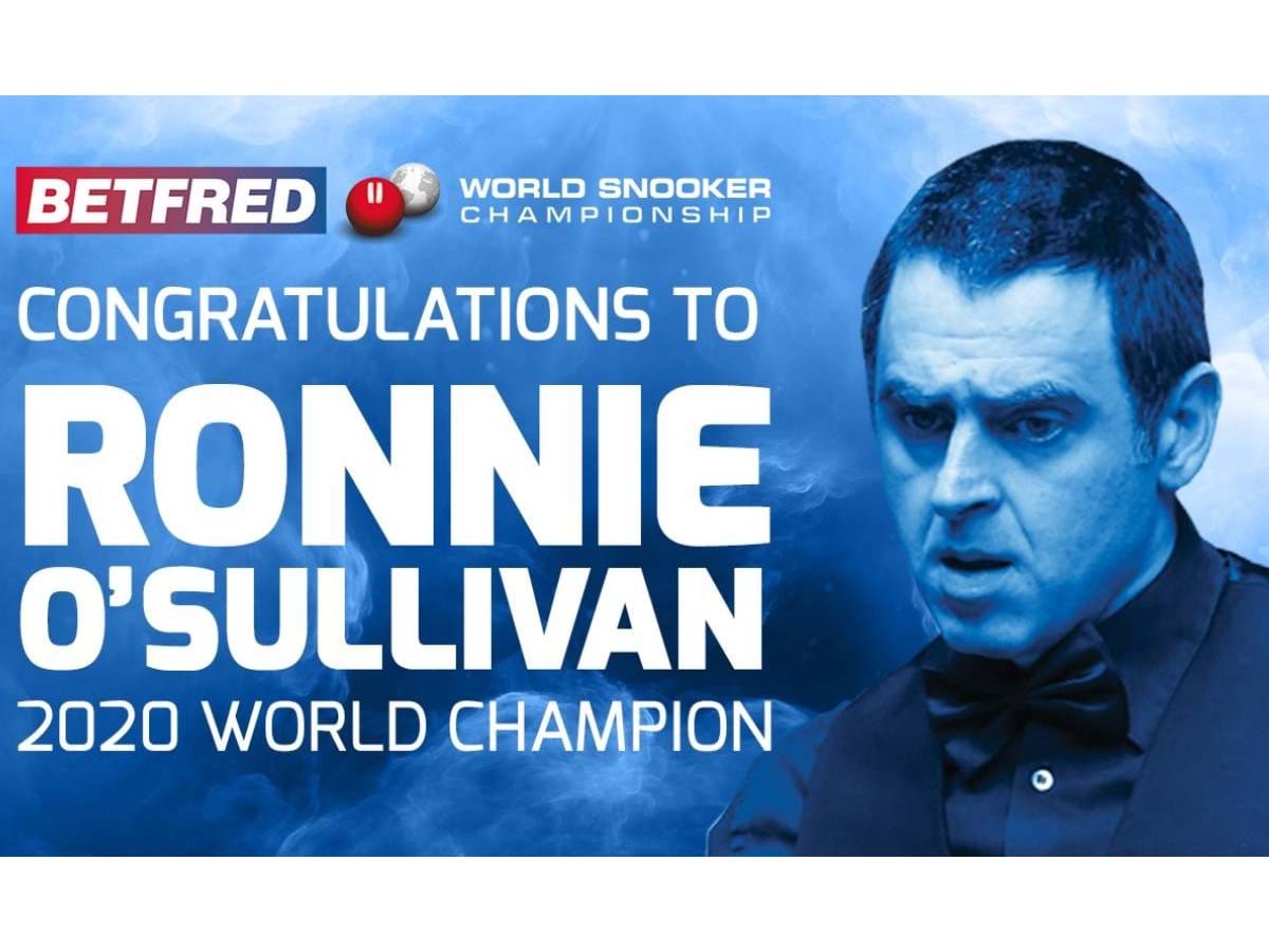 Ronnie O'Sullivan conquista sétimo título mundial - Snooker - Jornal Record