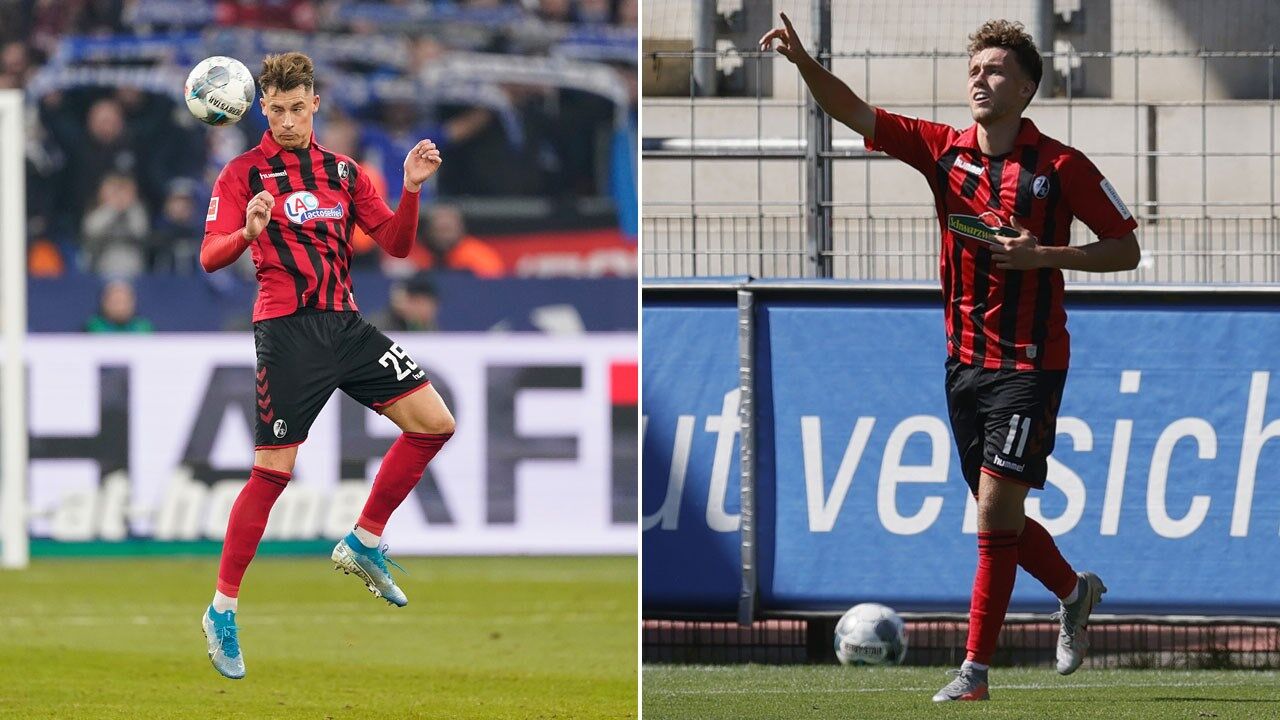 Robin Koch (à esquerda) e Luca Waldschmidt (à direita)