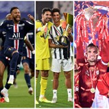 Campeões, posições europeias e descidas: resumo dos cinco principais campeonatos