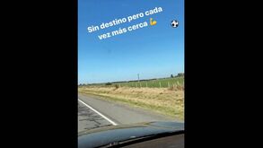 «Sem destino mas cada vez mais perto»: Cavani mostra-se em viagem