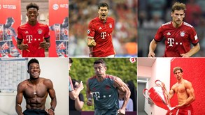 «O que andam a comer os jogadores do Bayern Munique?»: as imagens que levantam a dúvida do momento