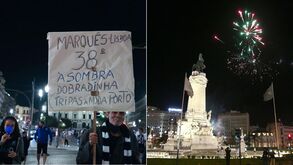 Uma provocação ao Benfica nos Aliados e fogo de artifício no Marquês: como os adeptos do FC Porto celebram