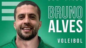 Bruno Alves reforça equipa de voleibol do Sporting