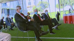 As imagens da apresentação de Jorge Jesus no Benfica