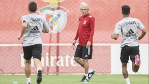 Jesus focado e Luisão por perto: as imagens que marcam o primeiro treino do Benfica 2020/21