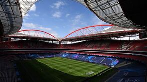 Estádio da Luz já veste as decorações da Liga dos Campeões