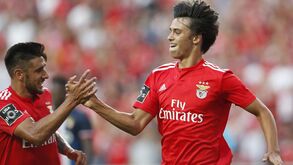 «Que jogador!»: Salvio vibra com entrada em campo e golo de João Félix