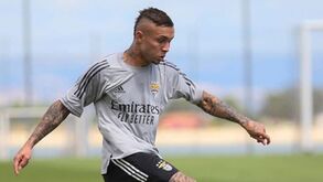 A primeira imagem de Everton Cebolinha a treinar com a camisola do Benfica