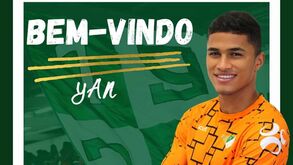 Yan reforça Moreirense por três épocas por empréstimo do Palmeiras