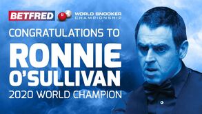 Ronnie O'Sullivan campeão do mundo de snooker pela sexta vez