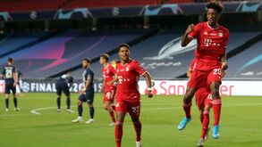 O golo de Coman que colocou o Bayern Munique no topo da Europa