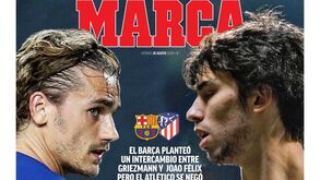 Jornal Marca diz que Barcelona tentou trocar Griezmann por João Félix