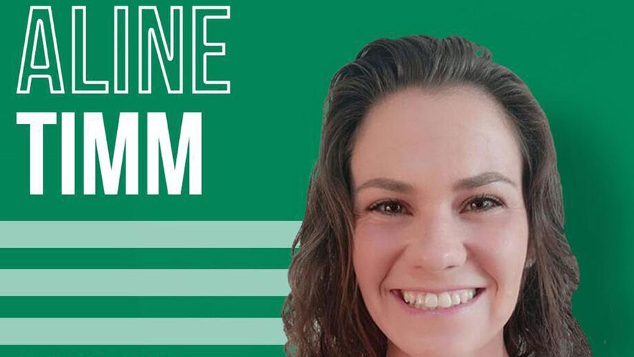 Aline Timm reforça voleibol feminino do Sporting