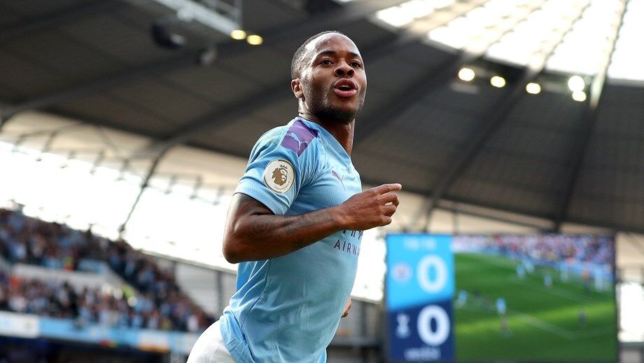 15.º Sterling (Man. City) - 20 golos (40 pontos)