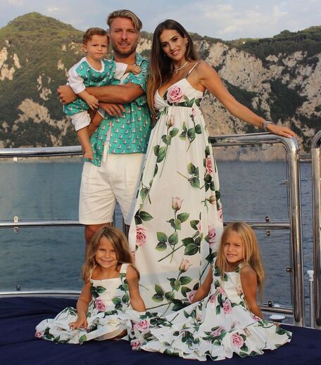 Ciro immobile, a mulher Jessica Melena e os filhos