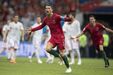 Aos 33 anos e 130 dias, CR7 tornou-se no jogador mais velho da história a marcar um hat trick em Mundiais (diante da Espanha, em junho de 2018)